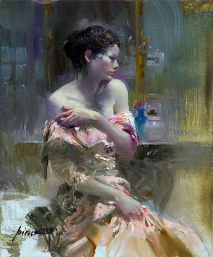 Pino STUDY FOR PINK TAFFETA